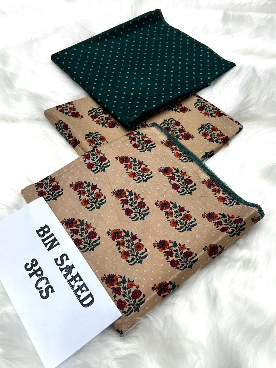 💯 Bin Saeed 3pc Lawn 2