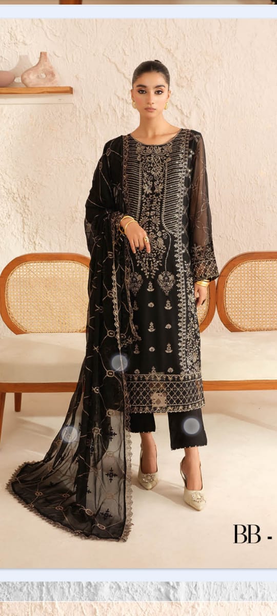 💯 Original Sonehri Brand Chiffon
