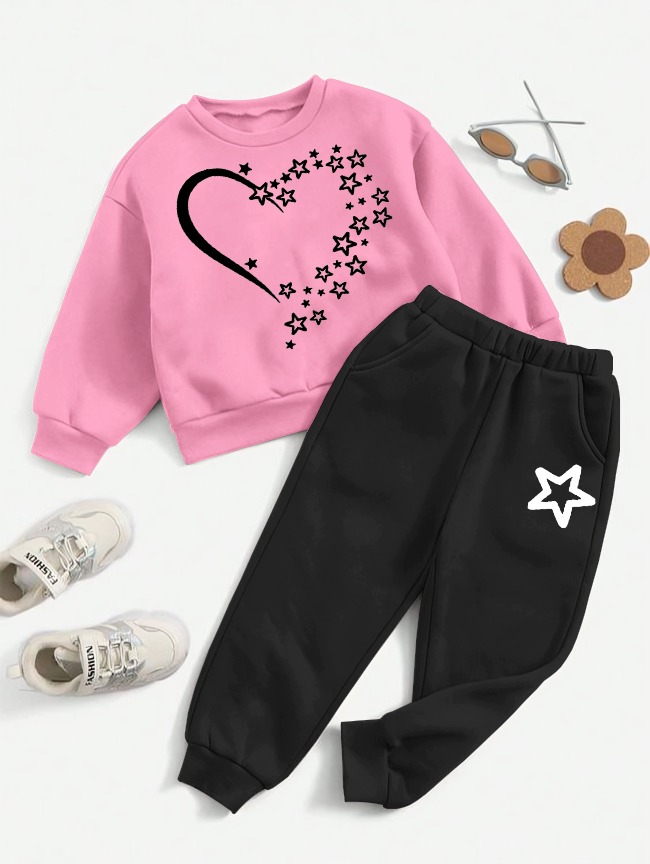 *Kids Winter Collection* 🥶  *_SWEATSHIRT &TROUSER_* 😍  Fabric: *Fleece* 👍🏻