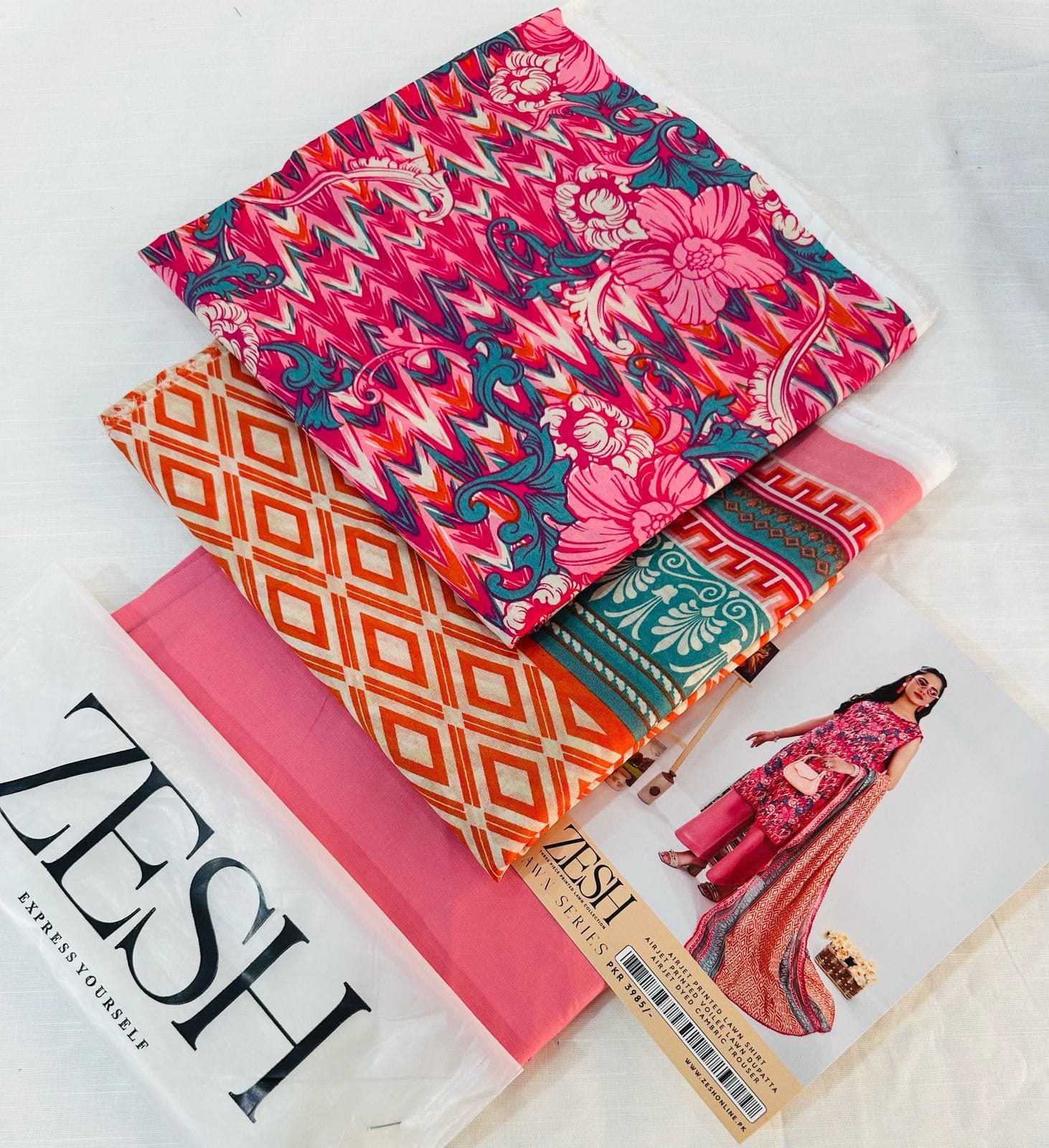 Zesh Lawn 3pc Printed