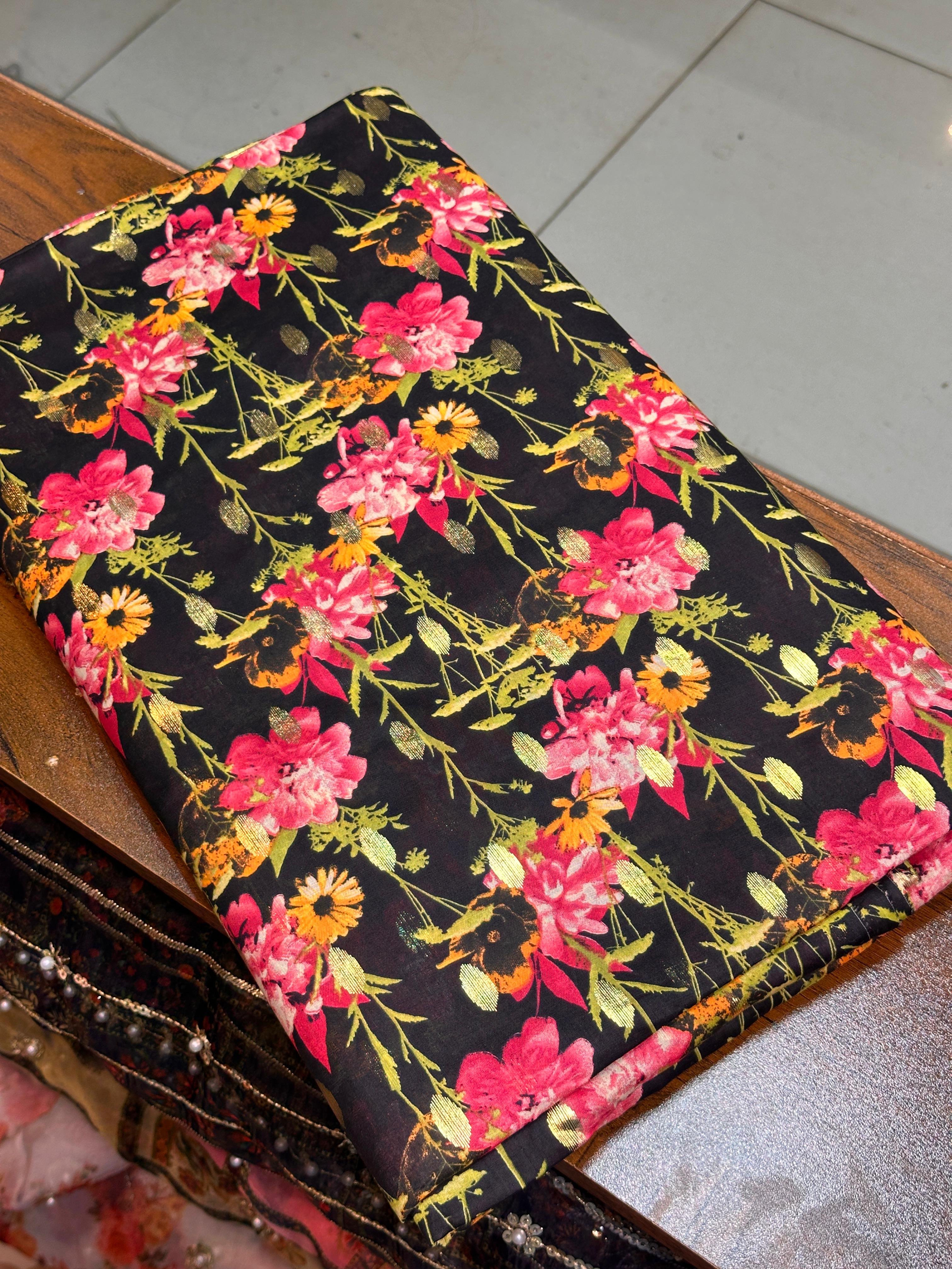 Imported Foil Printed Lawn 2pc