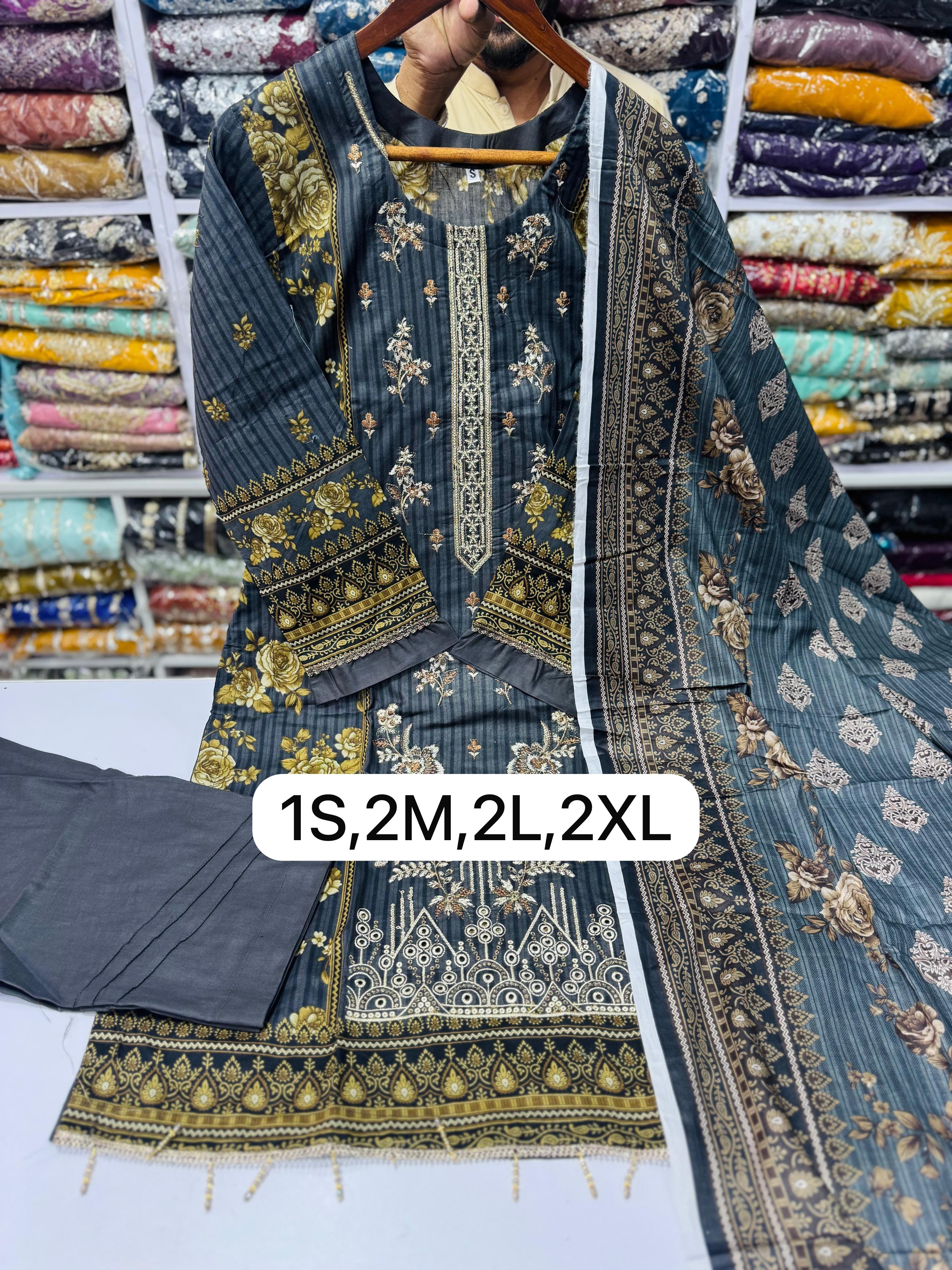 Eid Collection Stitch 3pc Dress 1