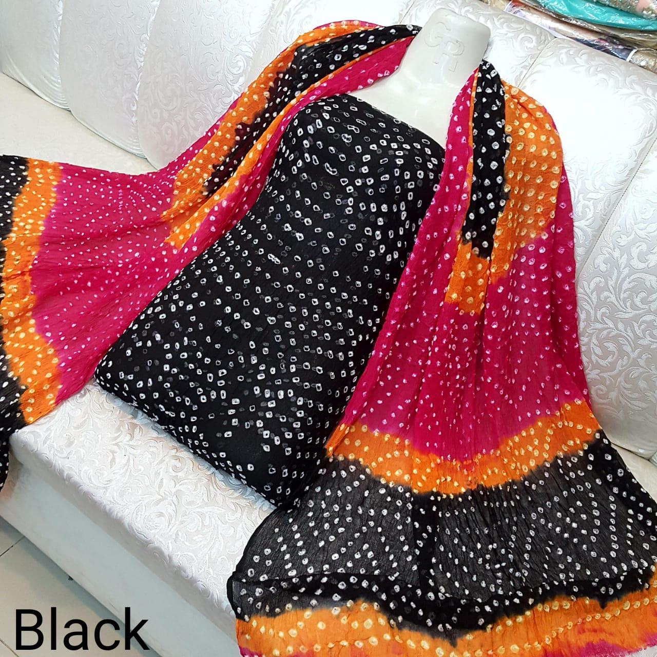 Crinkle Chiffon Chunri 2pc