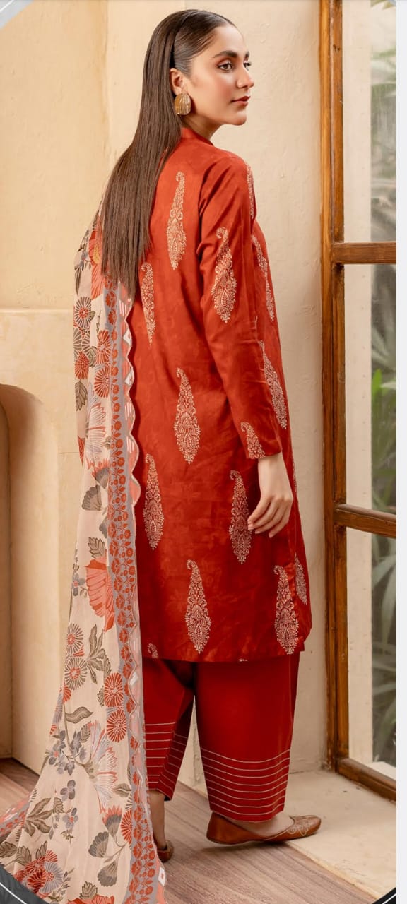 💯 Original Gull Jee Lawn 3pc