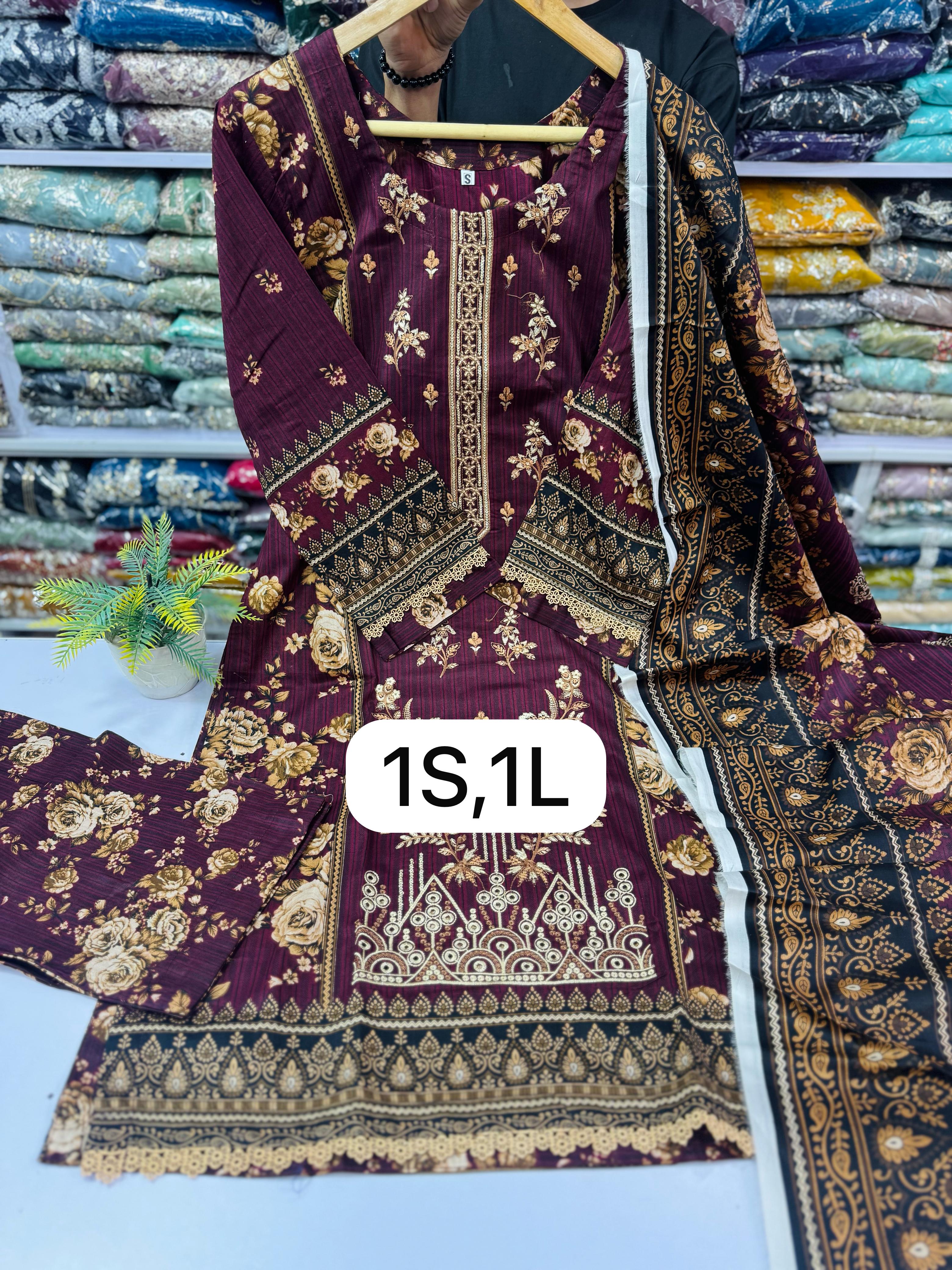 Eid Collection Stitch 3pc Dress
