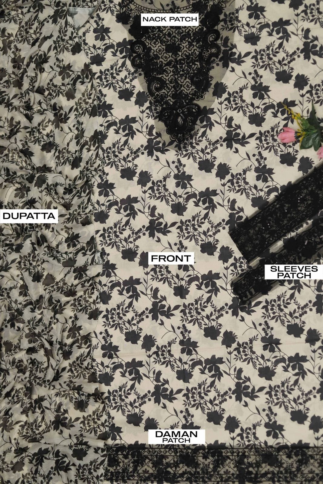 Lawn Printed 3pc Replica 5