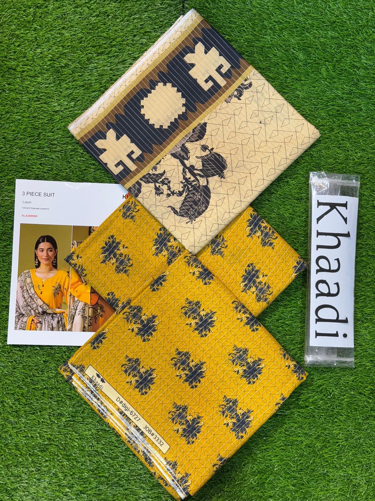 Khaddi Lawn 3pc