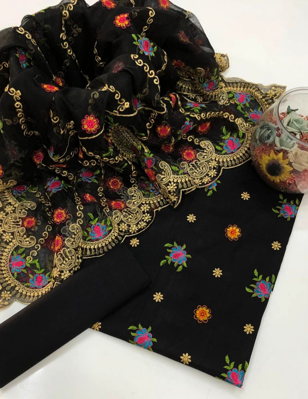 Computer Embroidery Lawn 3pc