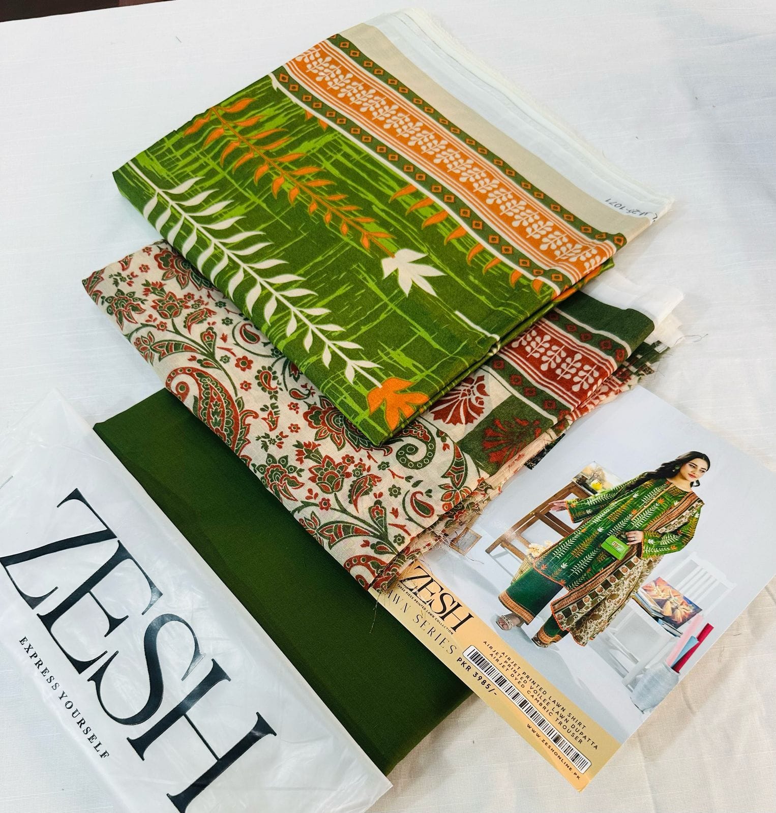 Zesh Lawn 3pc Printed