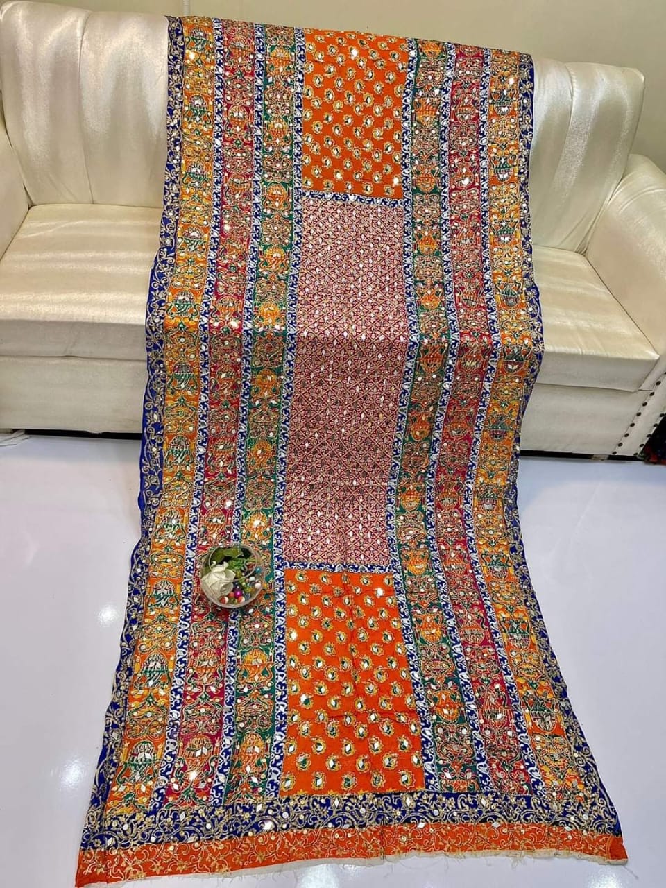 Indian Kattan Silk Shawls
