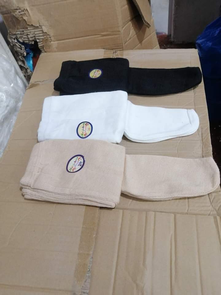 Woolen socks leggy