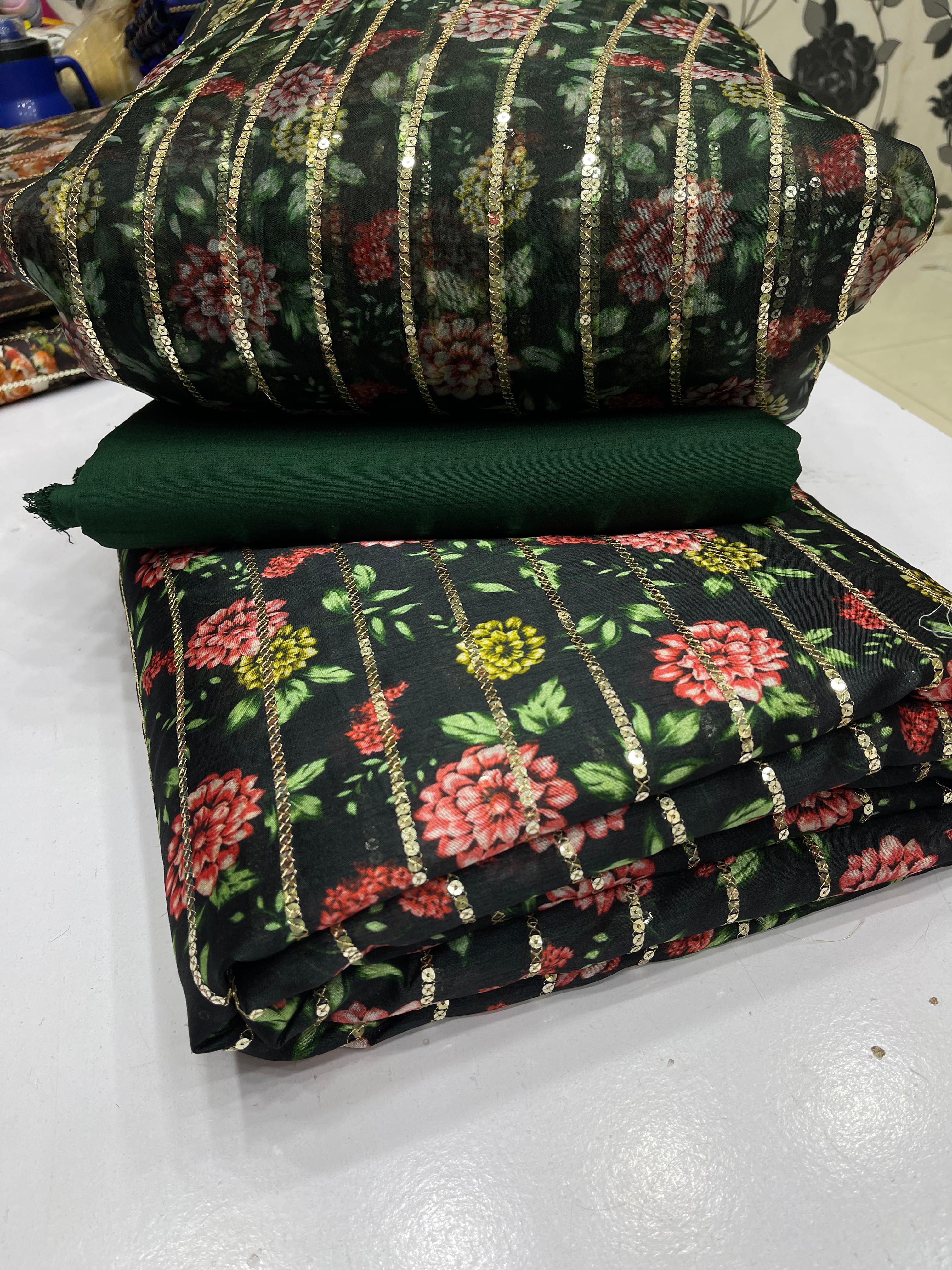 Khadi Raw Silk 3pc