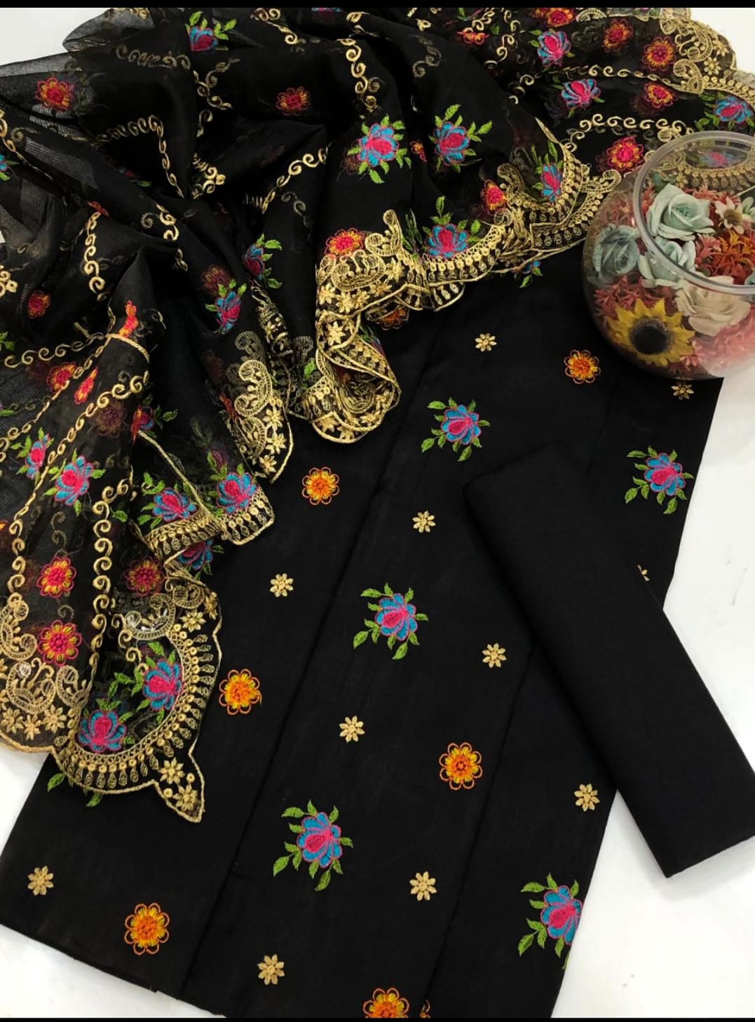 Computer Embroidery Lawn 3pc