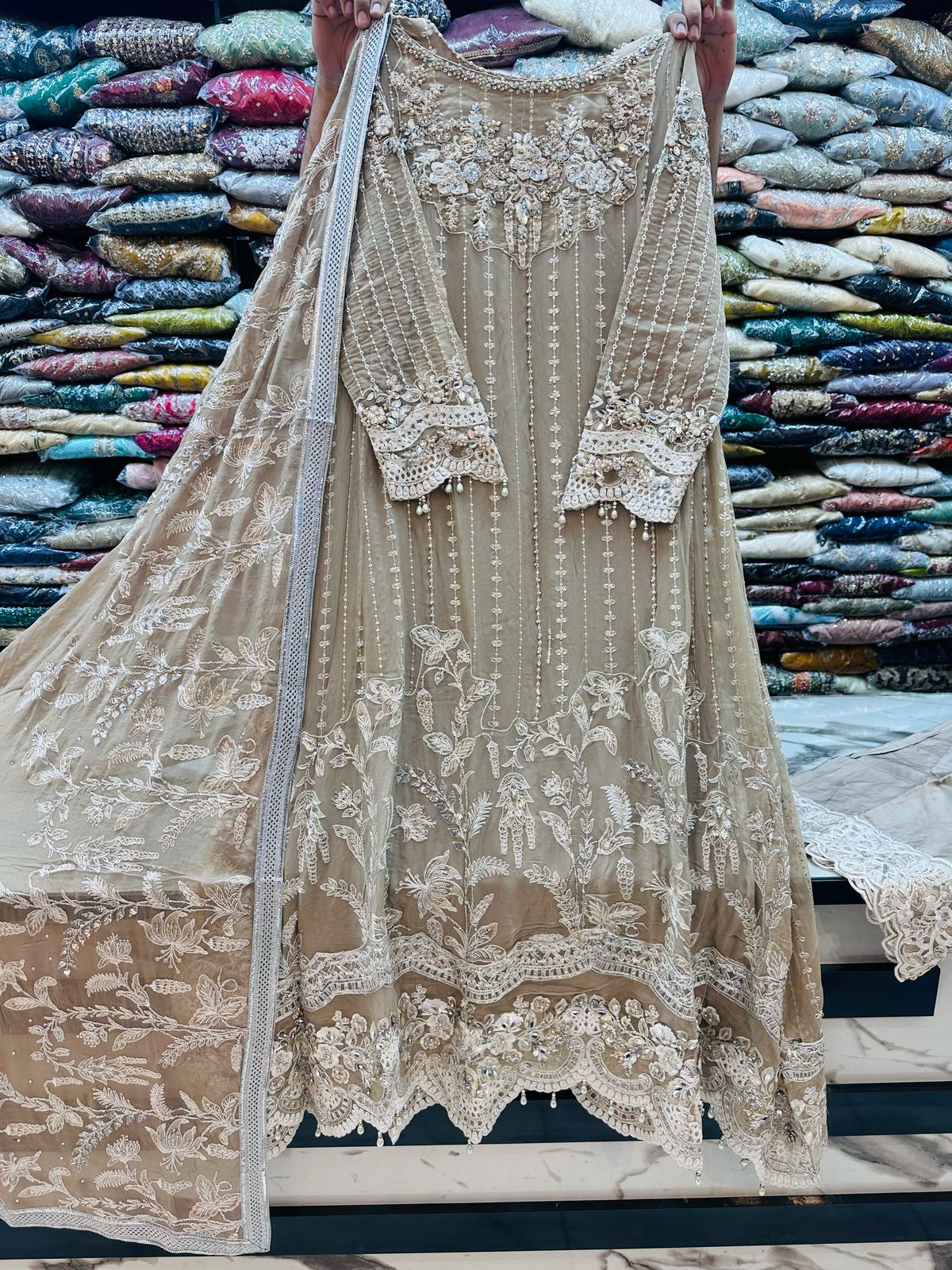 Luxury Chiffon Maxi Stitch 3pc