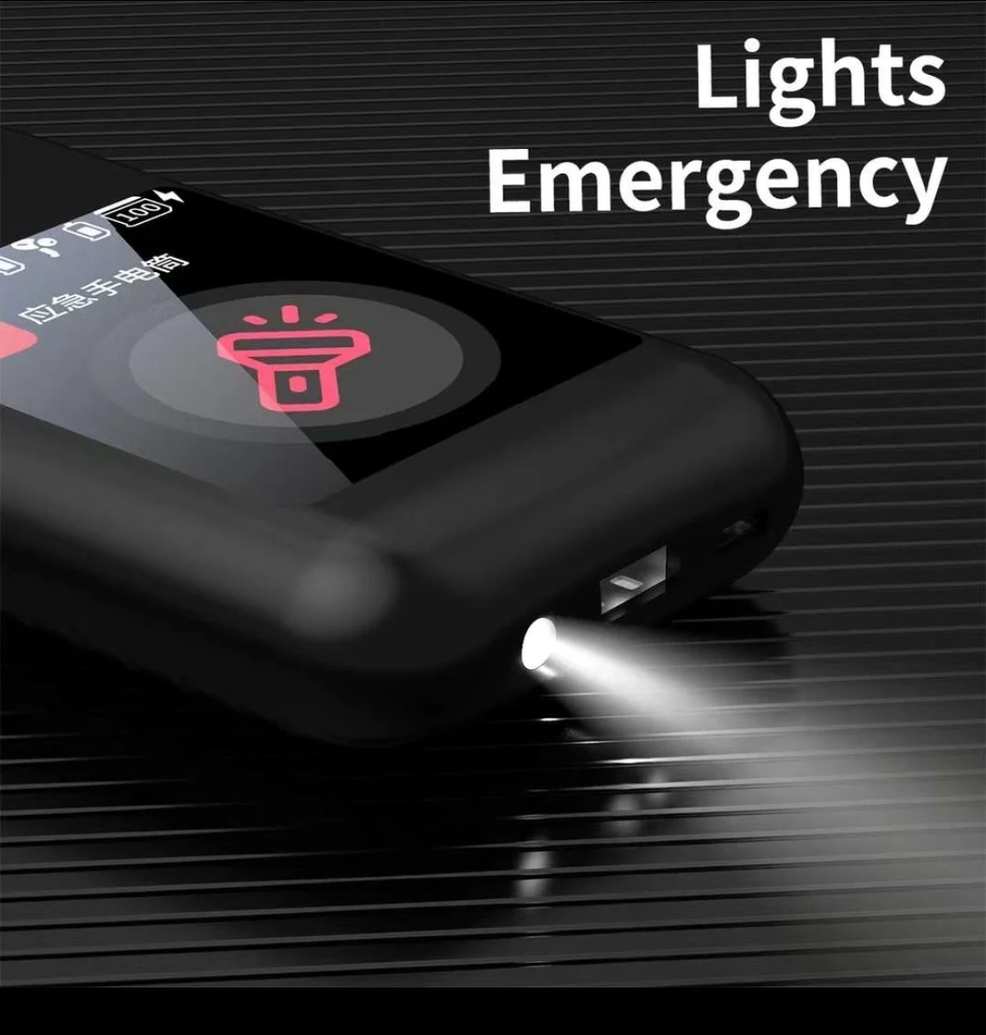 TF20 Box 3 in 1 Earbuds with Power Bank Multimedia Display Noise