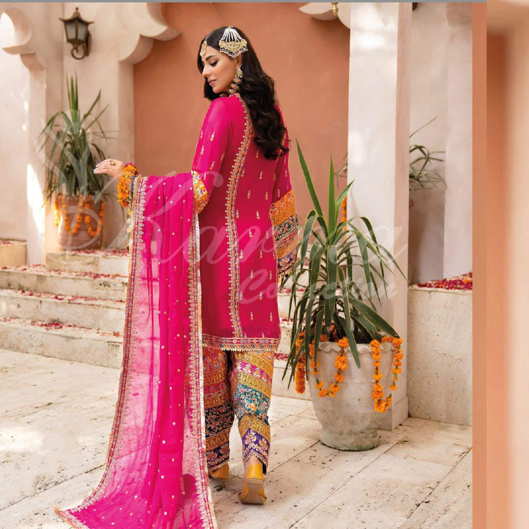 Wedding Collection Chiffon 3pc Stitch