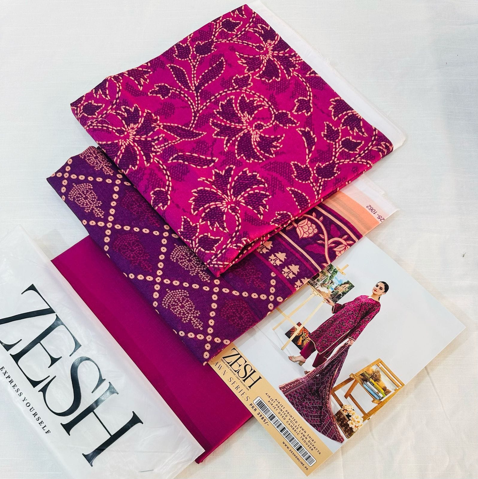 Zesh Lawn 3pc Printed