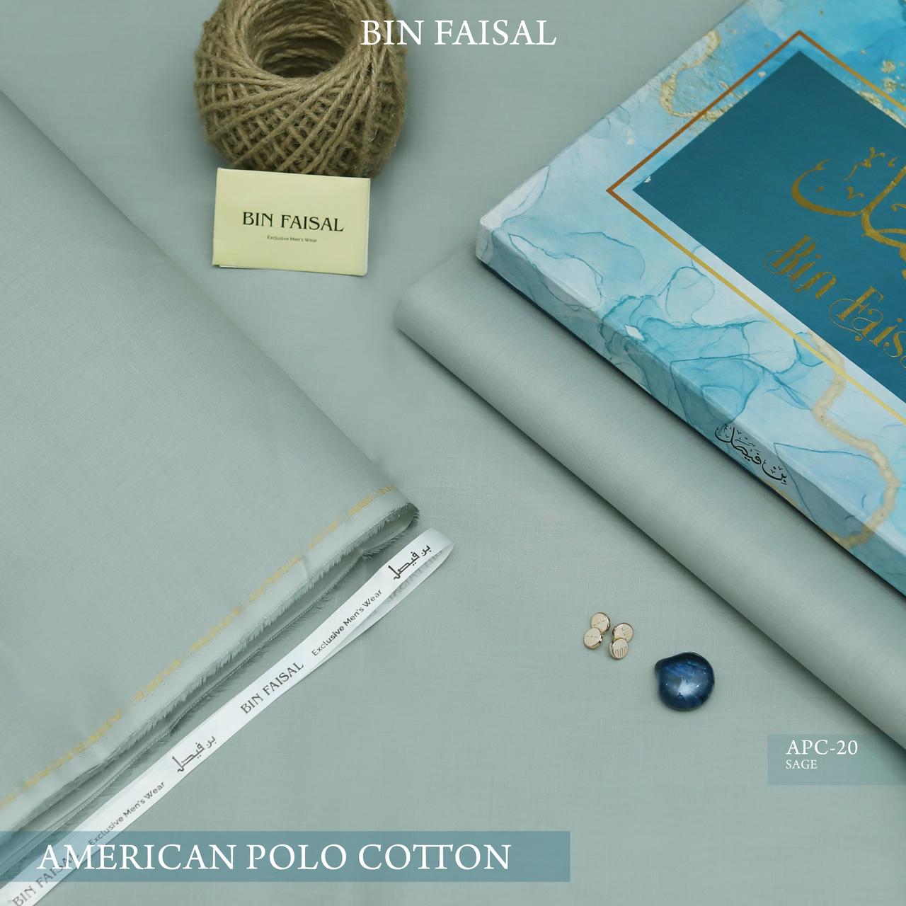 Bin Faisal Polo Cotton Gents