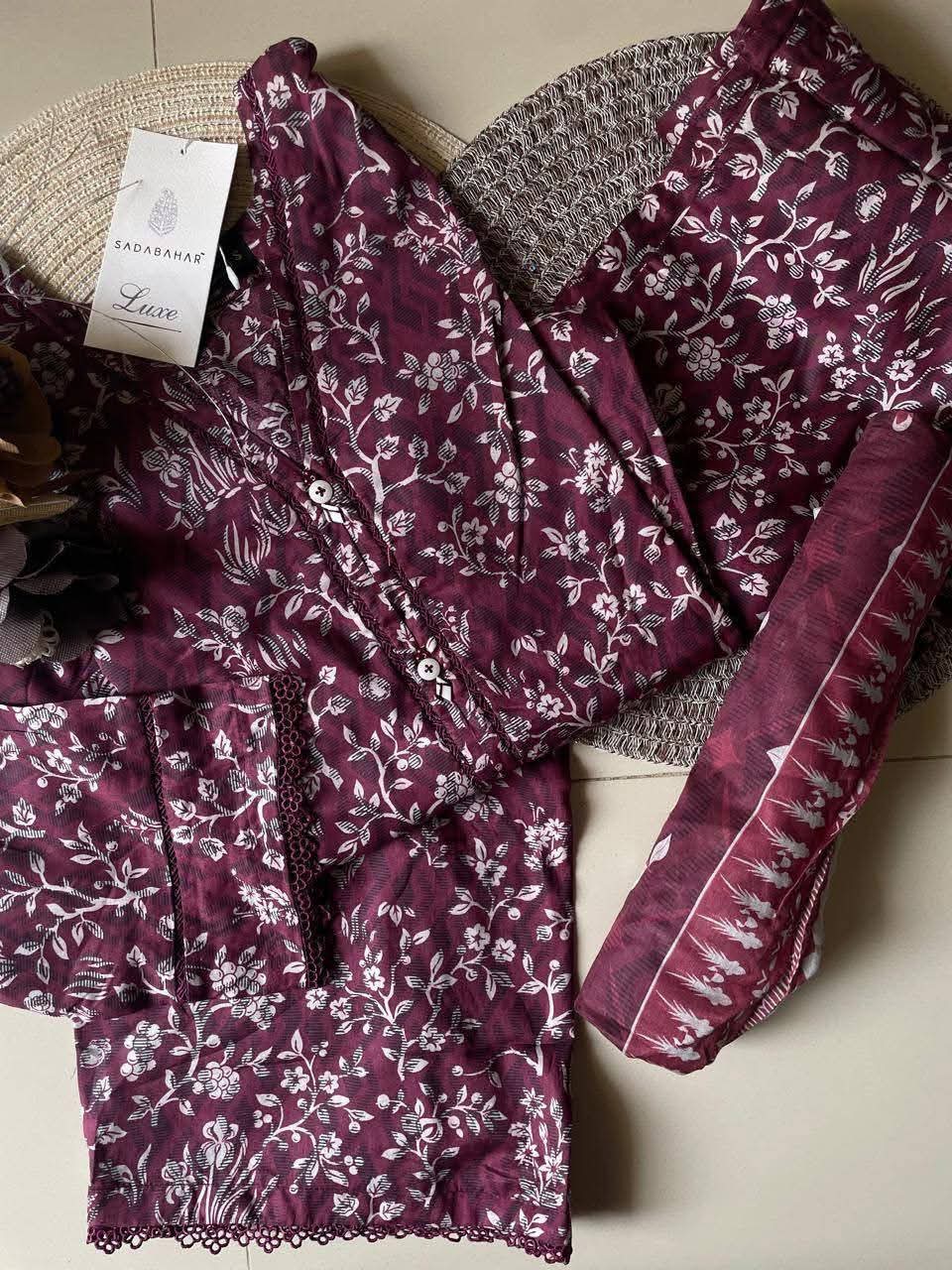 Luxury Lawn Stitch 3pc 2