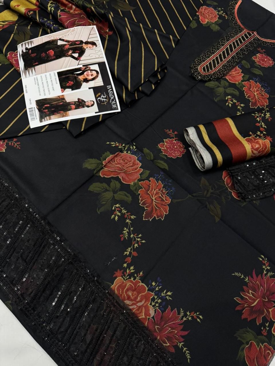 Air Jet Khaddar Printed 3pc