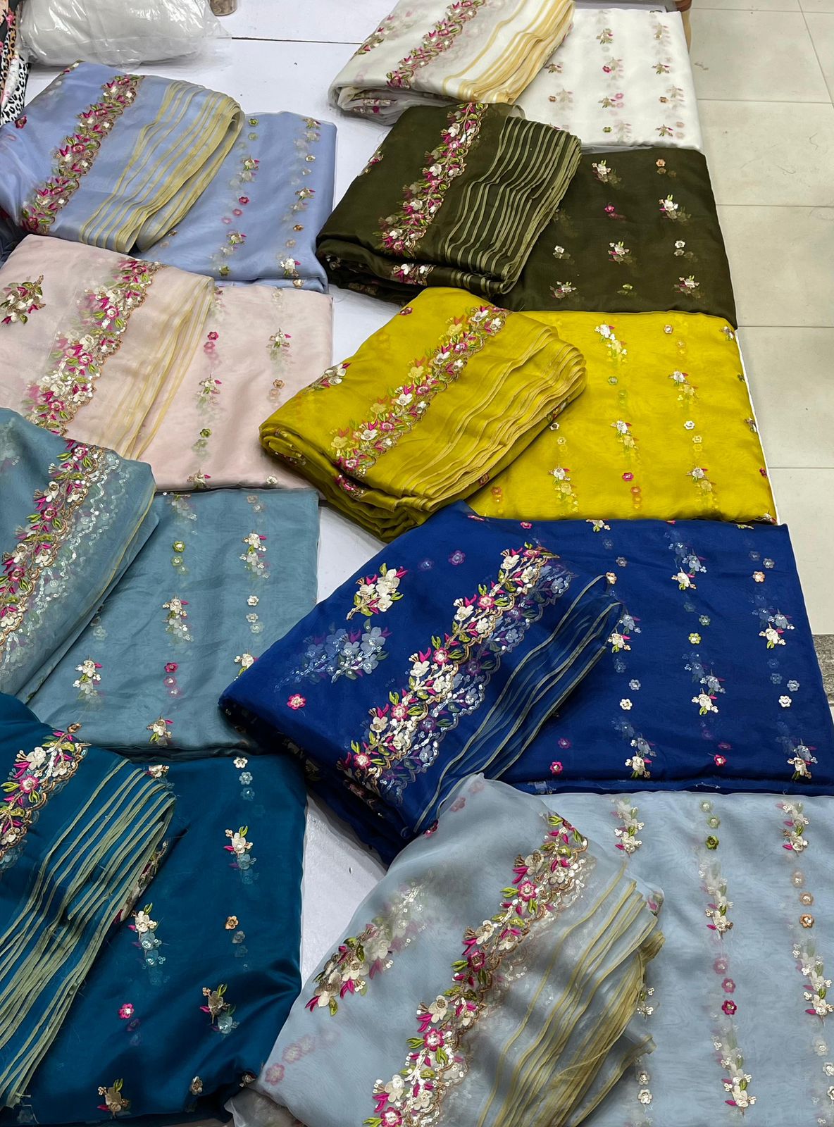 Organza 3pc Unstitch