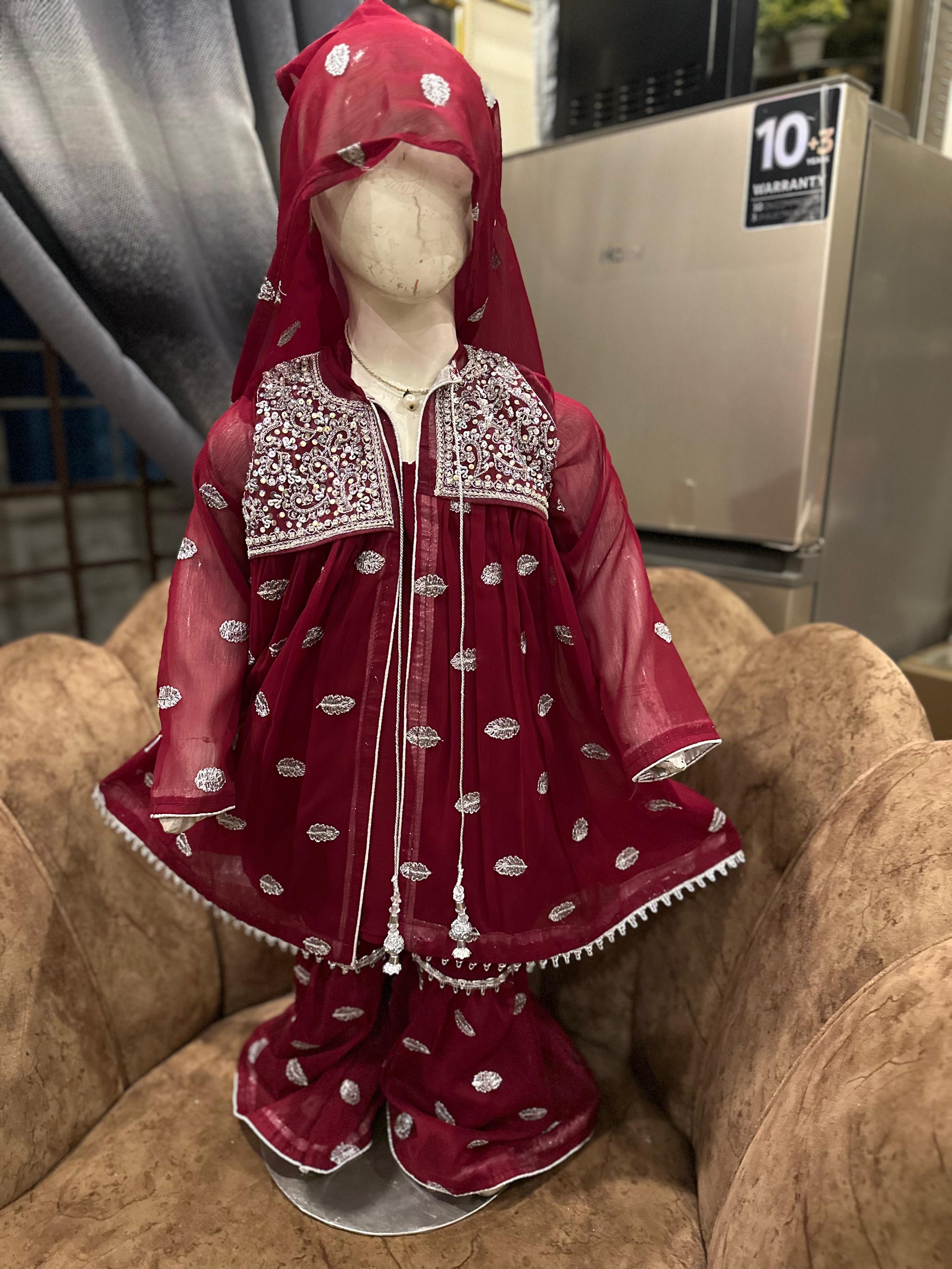 Kid's Chiffon Gharara
