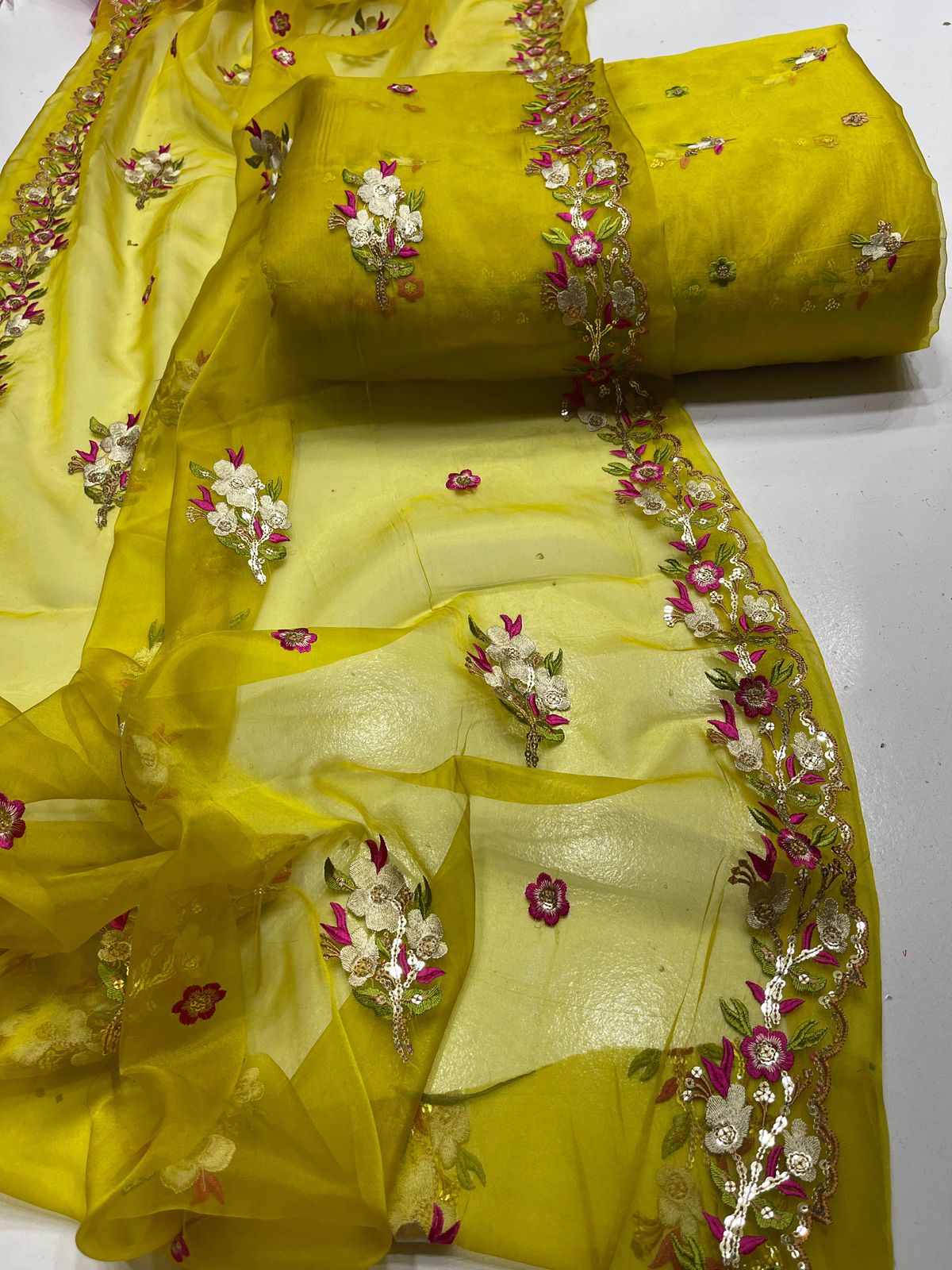 Organza 3pc Unstitch