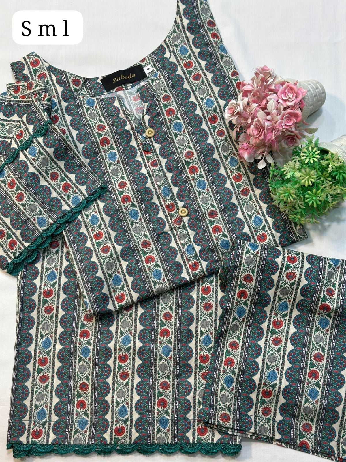 M Prints by Zubeda 2pc Stitch Lawn
