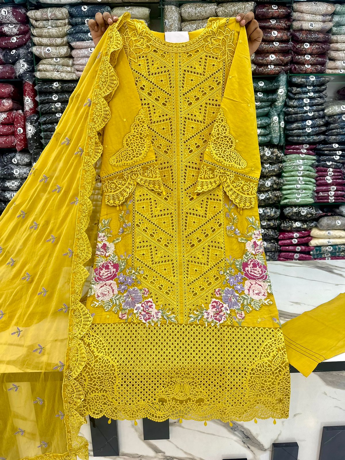 Eid Luxury Cotton Stitch Collection 3pc 2