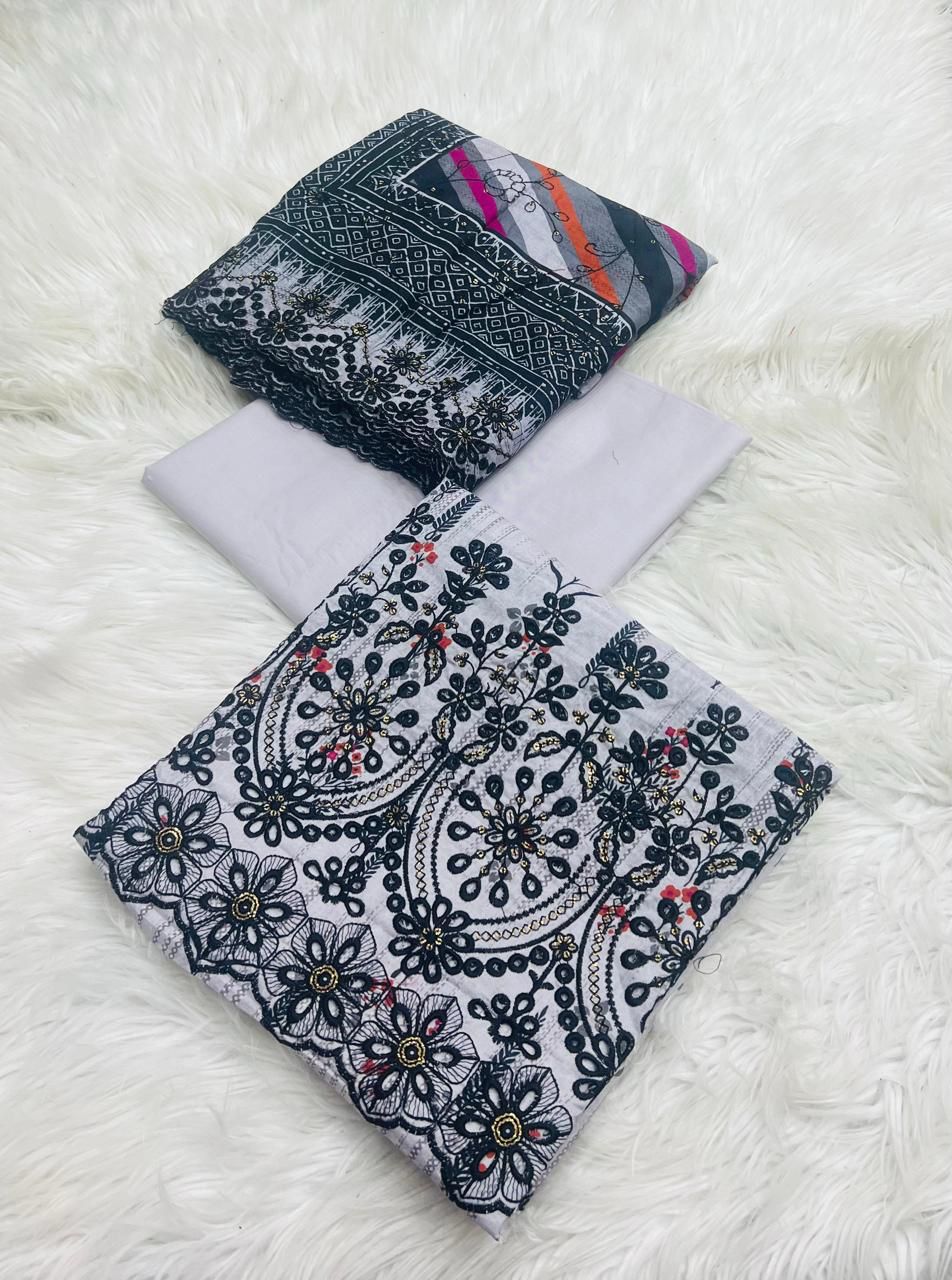 💯 Original Riwayat Cutwork 3pc Lawn