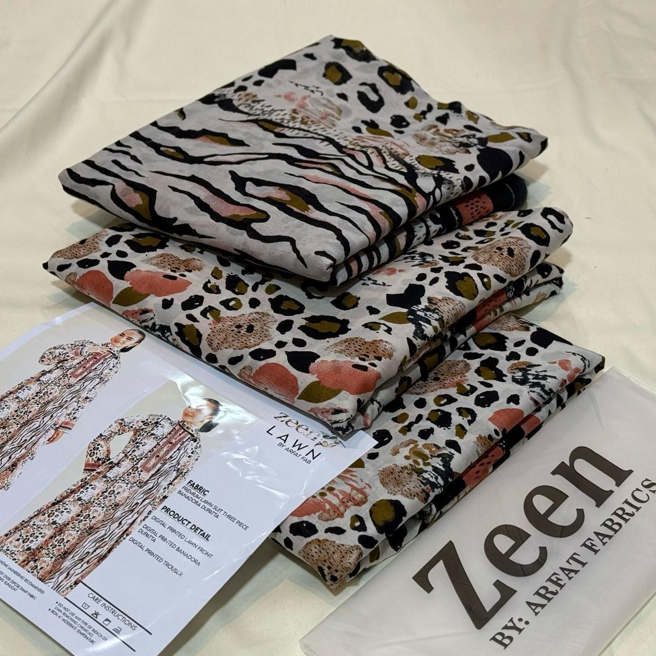 💯 Zeen by Arfat Lawn 3pc 1