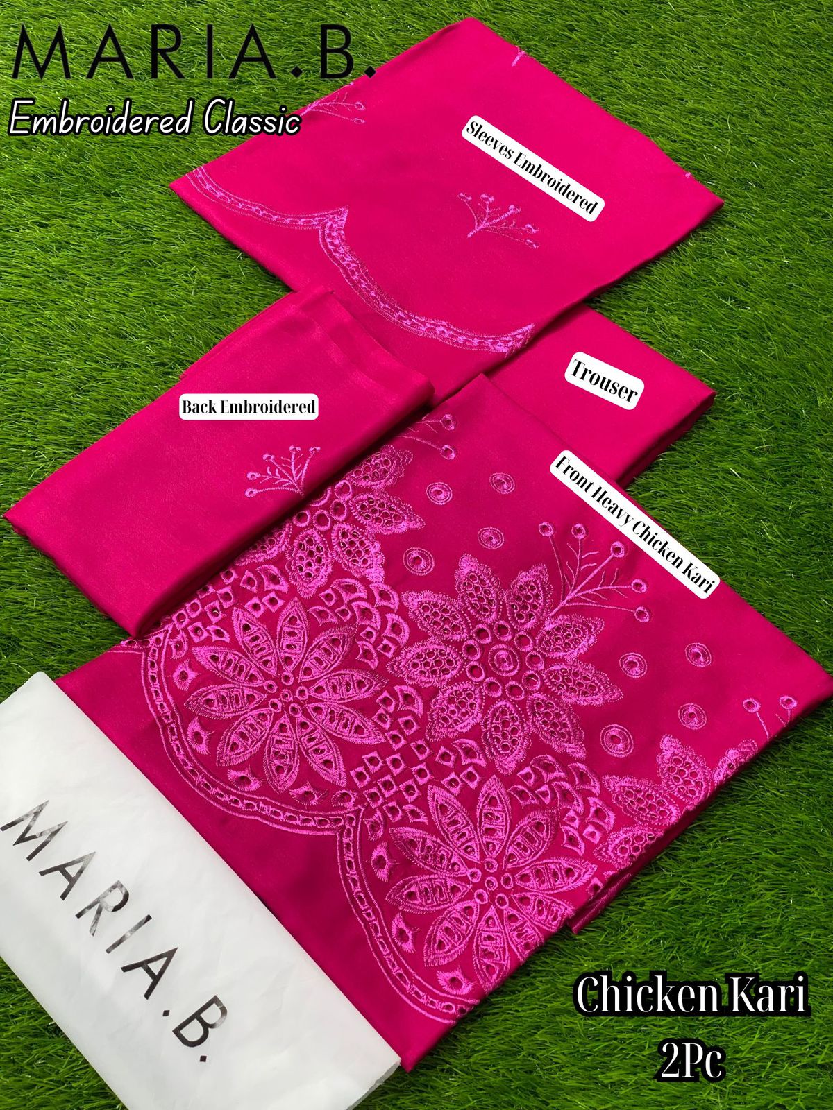 Maria b Chicken Karri linen