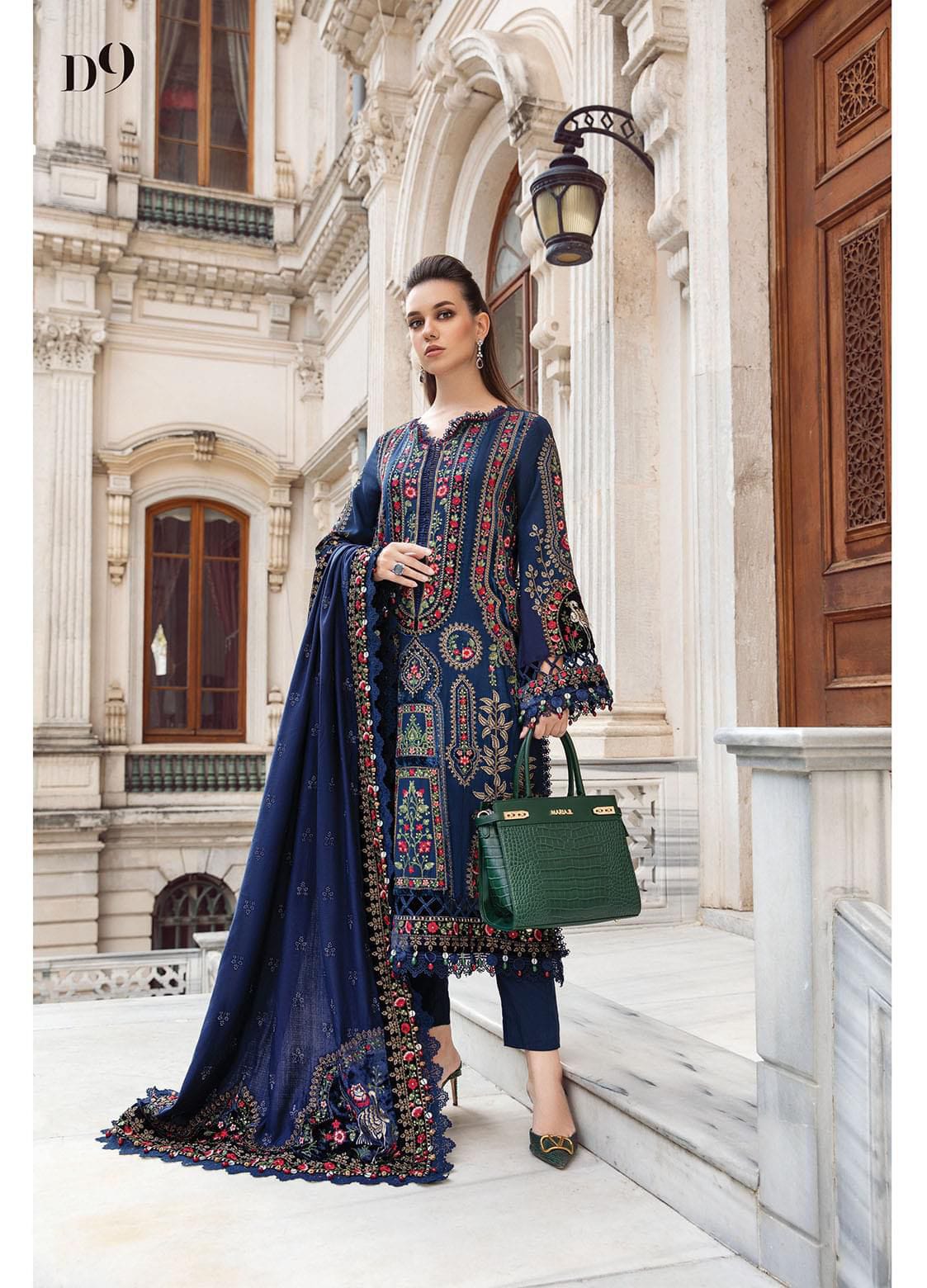 Maria B Stitch Chiffon Wedding 3pc