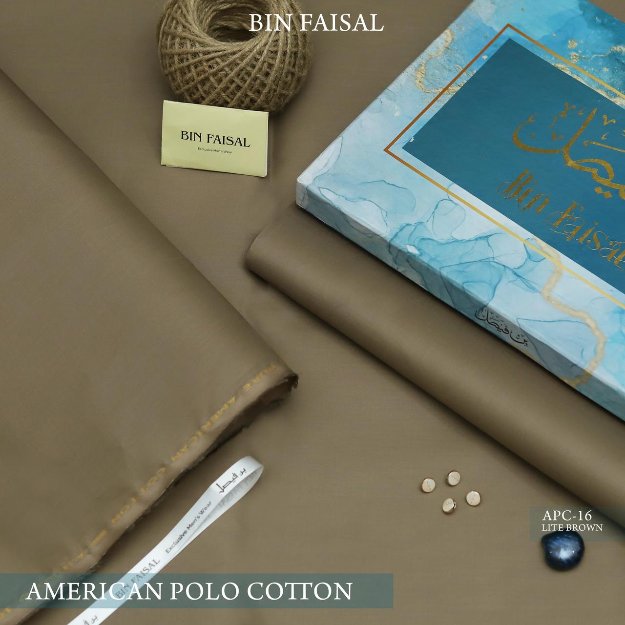 Bin Faisal Polo Cotton Gents