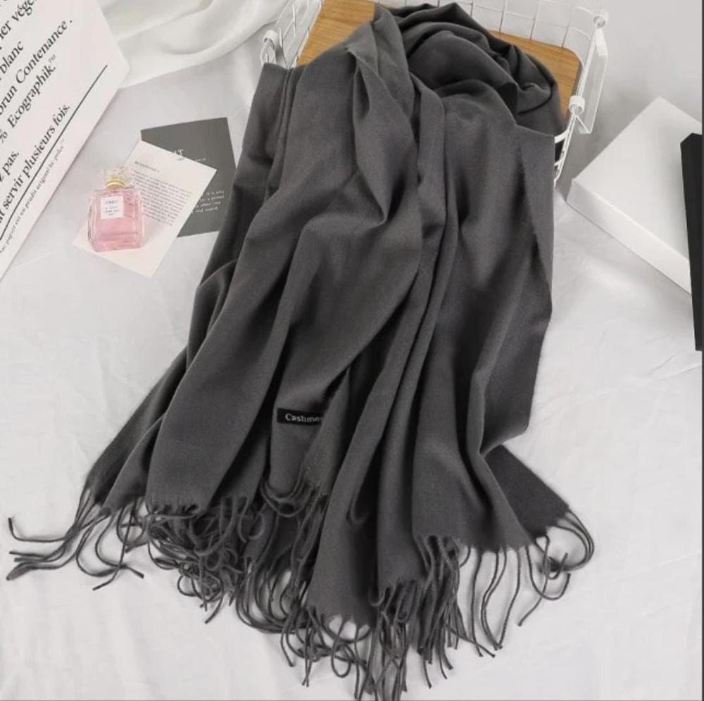 1 PC Women's Pashmina Plain Shawl