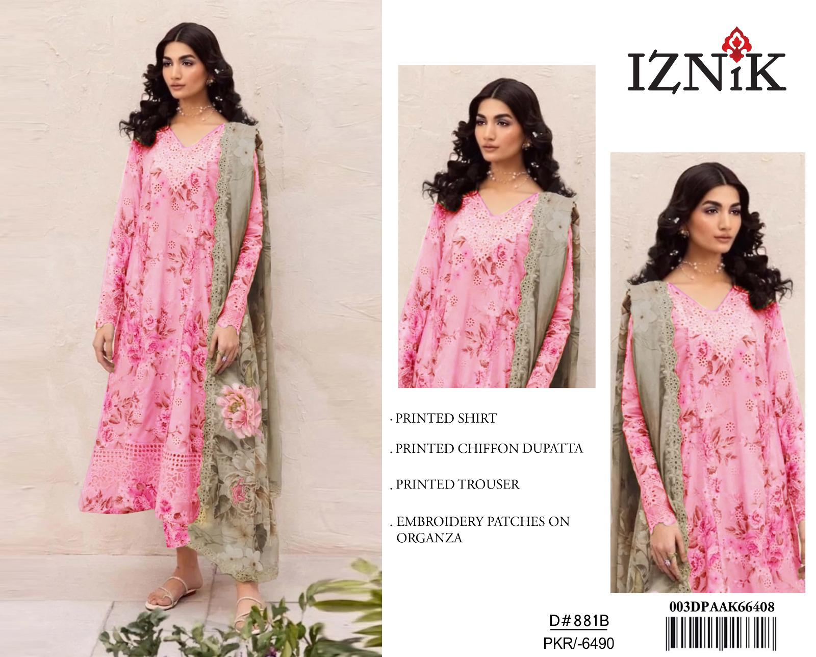 Baroque Lawn 3pc Replica 7