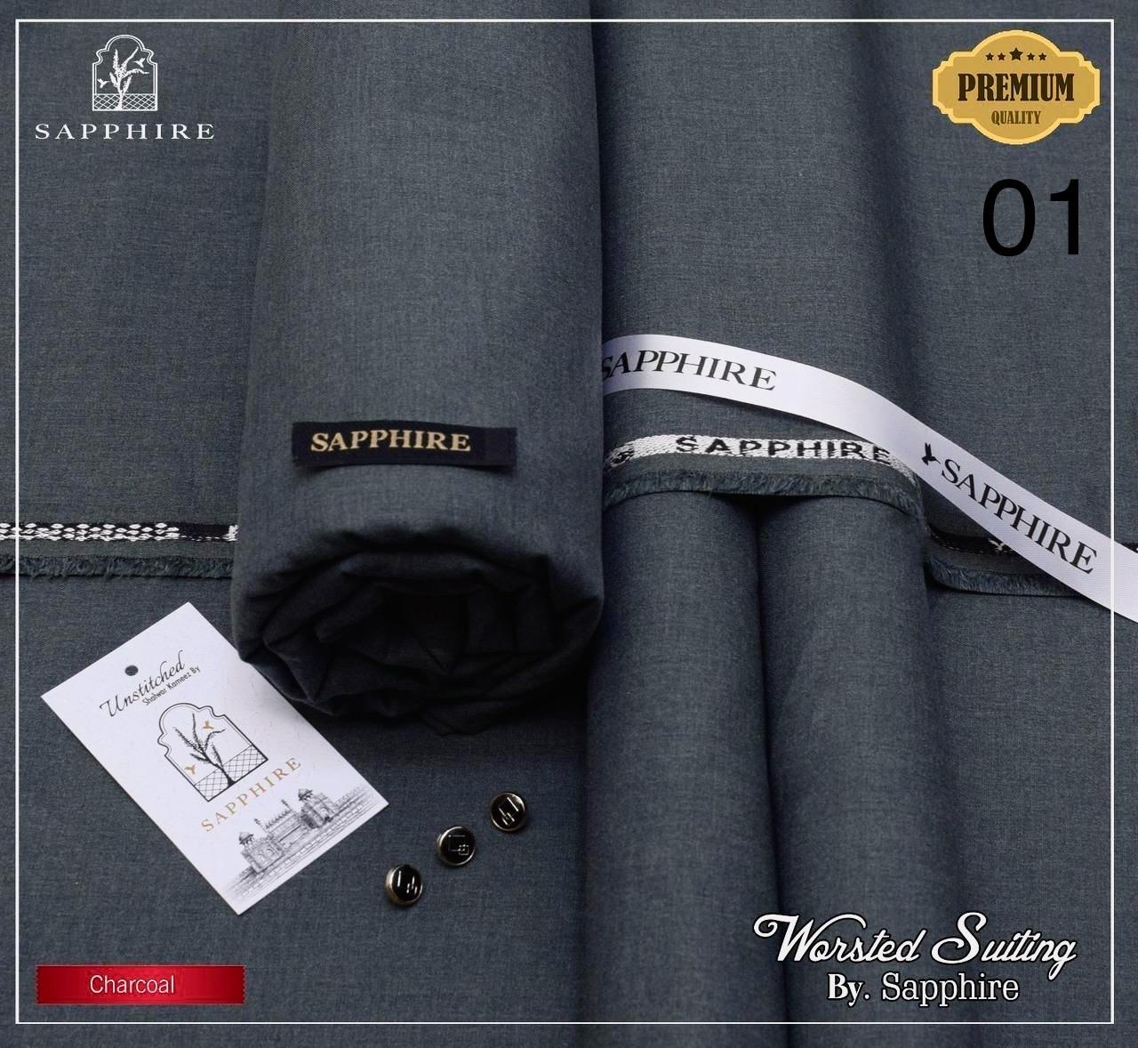 *Alhamdulilah*  Luxury Men’s Suitings by *EMAAN FABRICS*  EF 2 *SAPPHIRE  SOFT FABRIC*