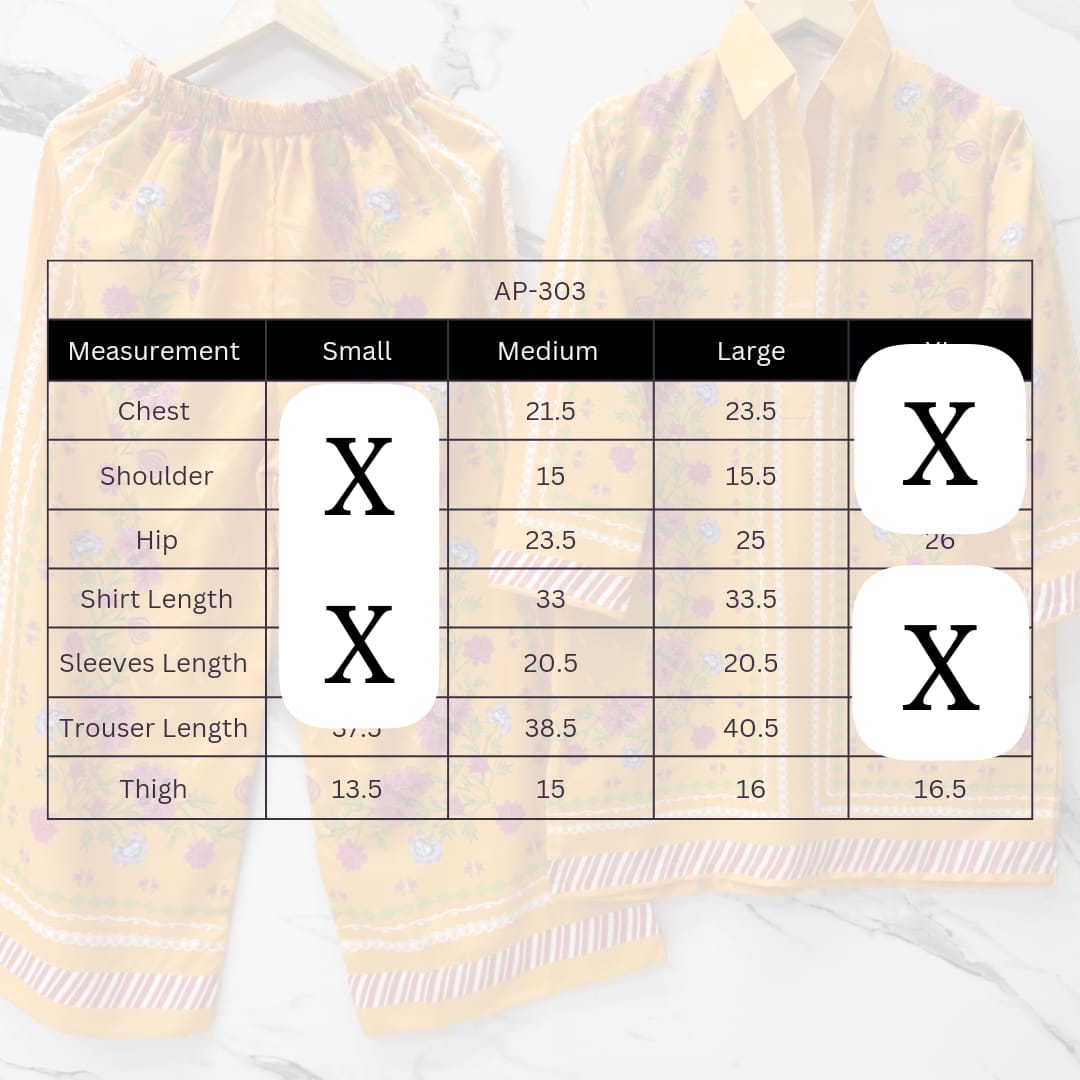 Viscose Digital Stitch 2pc