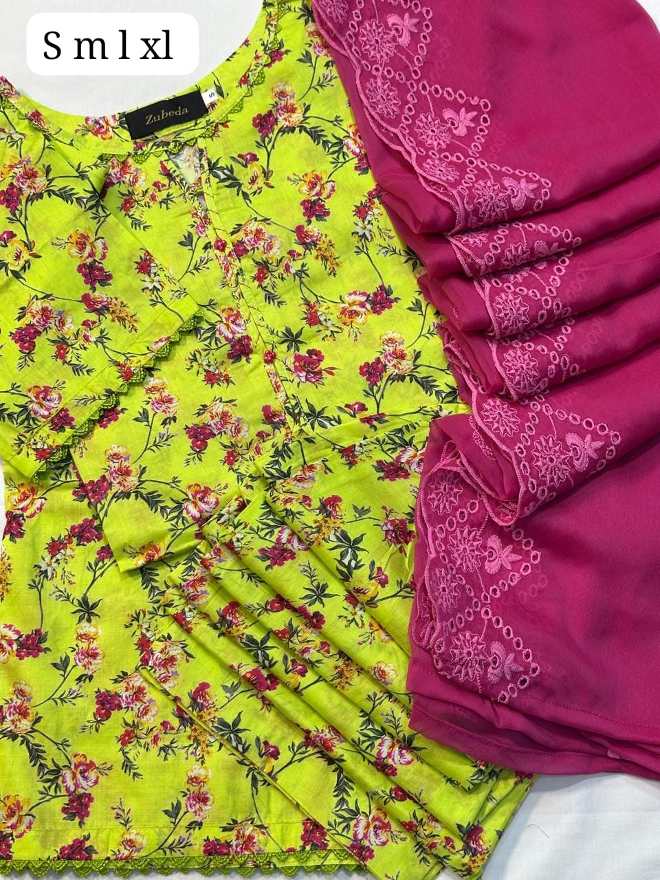 💯 Print Kari by Zubeda Stitch 3pc