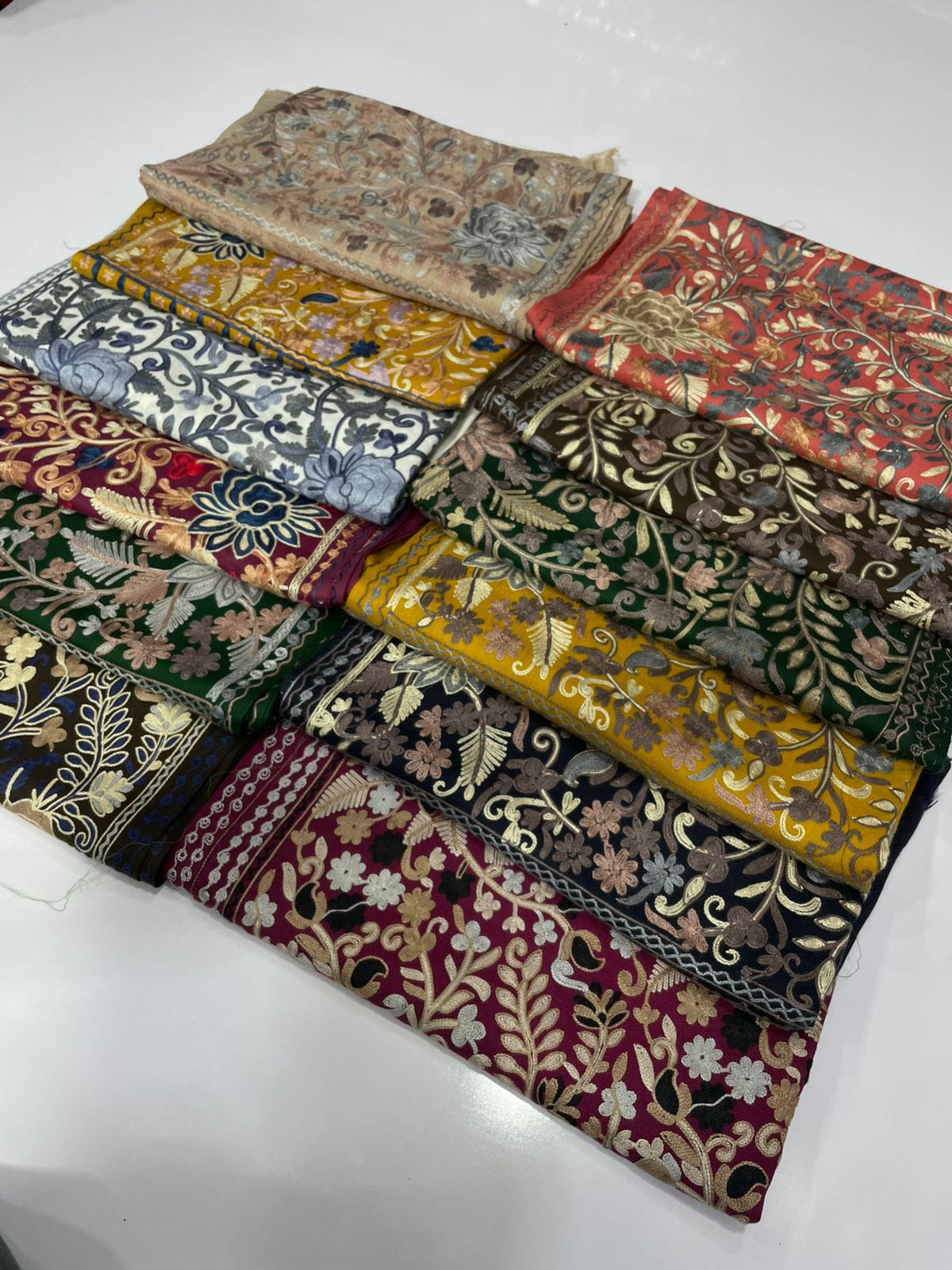 Pashmina Kashmiri Embroidered Stoles