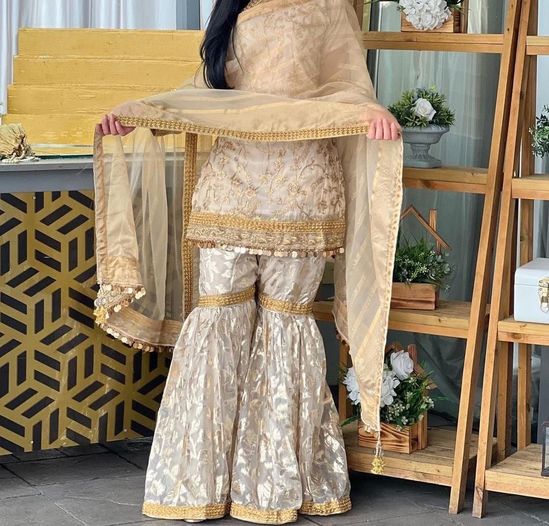 Luxury Unstitch Gharara Collection 💞