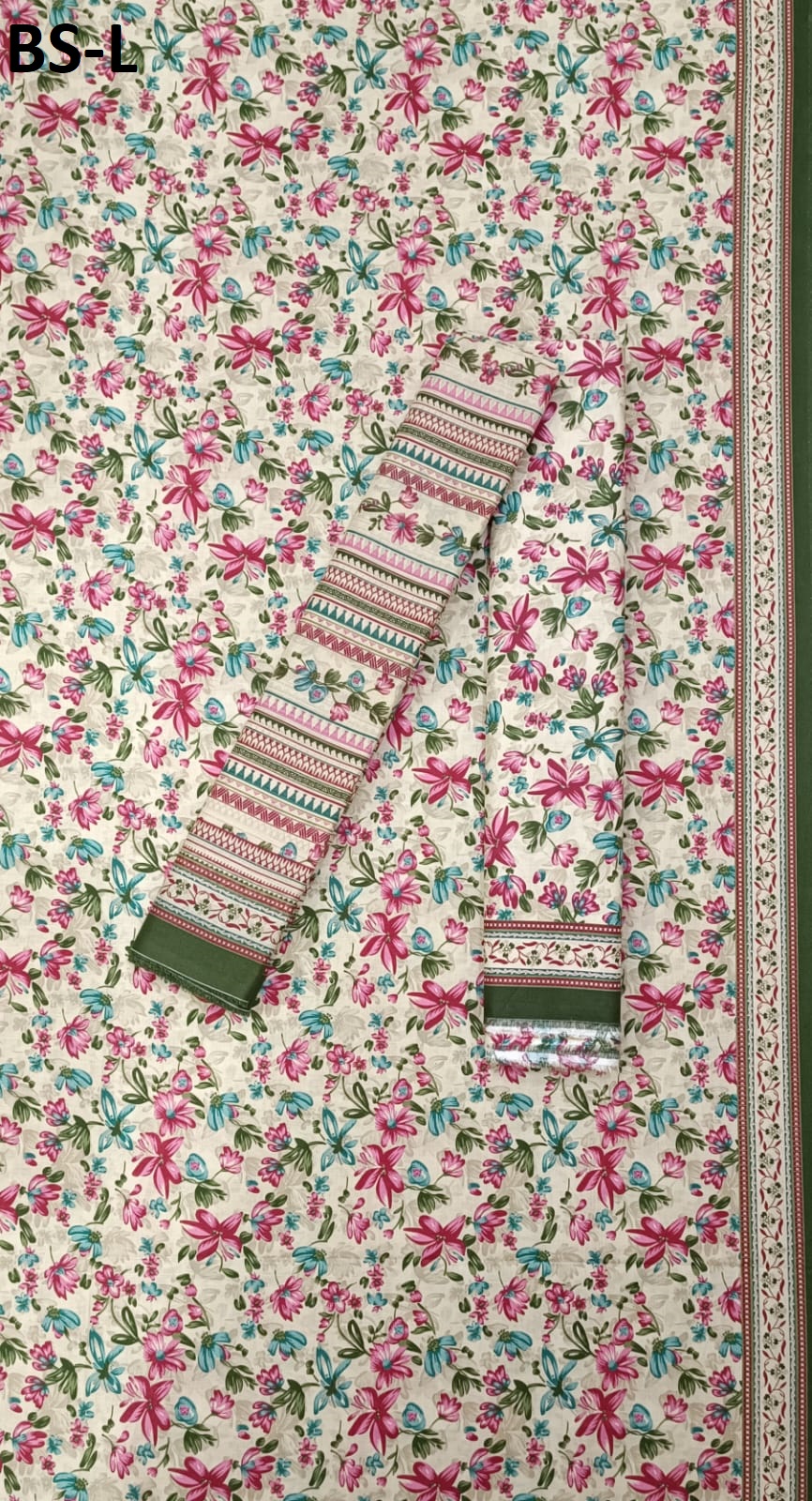 💯 Bin Saeed 3pc Lawn 1