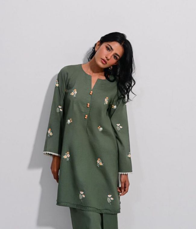 Nishat Most Elegant Embroidered Khaddar 2Pc Latest Volume