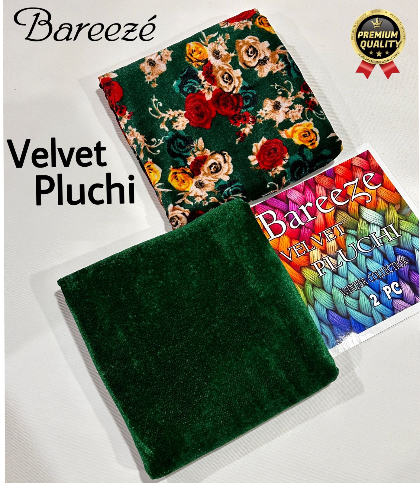 *Alhumdulillah Winter VELVET PLUCHI Collection 2024-25*   * Same as Original *BAREEZA* *2pc*
