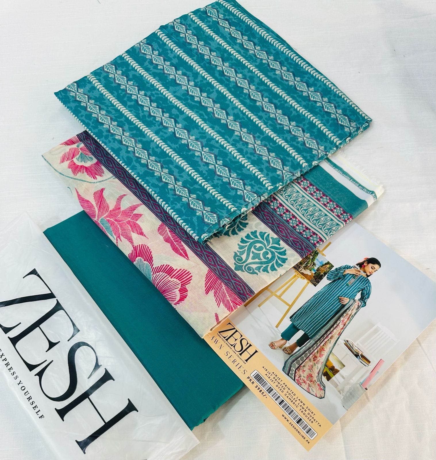 Zesh Lawn 3pc Printed