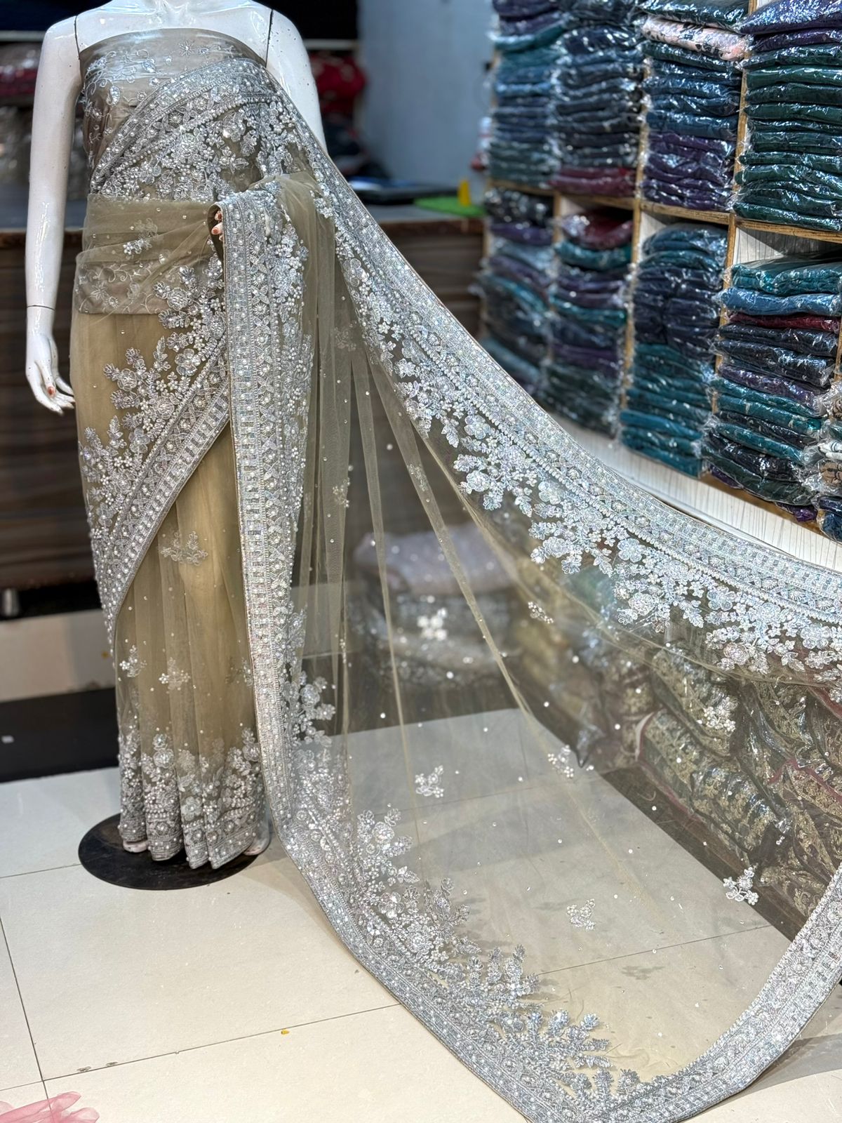 Cake Time Net Saree Collection 💞 Unstitch