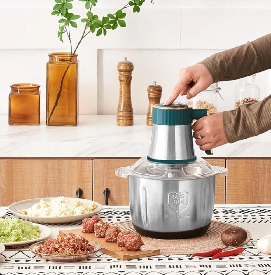 SL - 2022  250W Electric Silver Crest 4 in1 Multifunctional 2 Liters Meat  Chopper