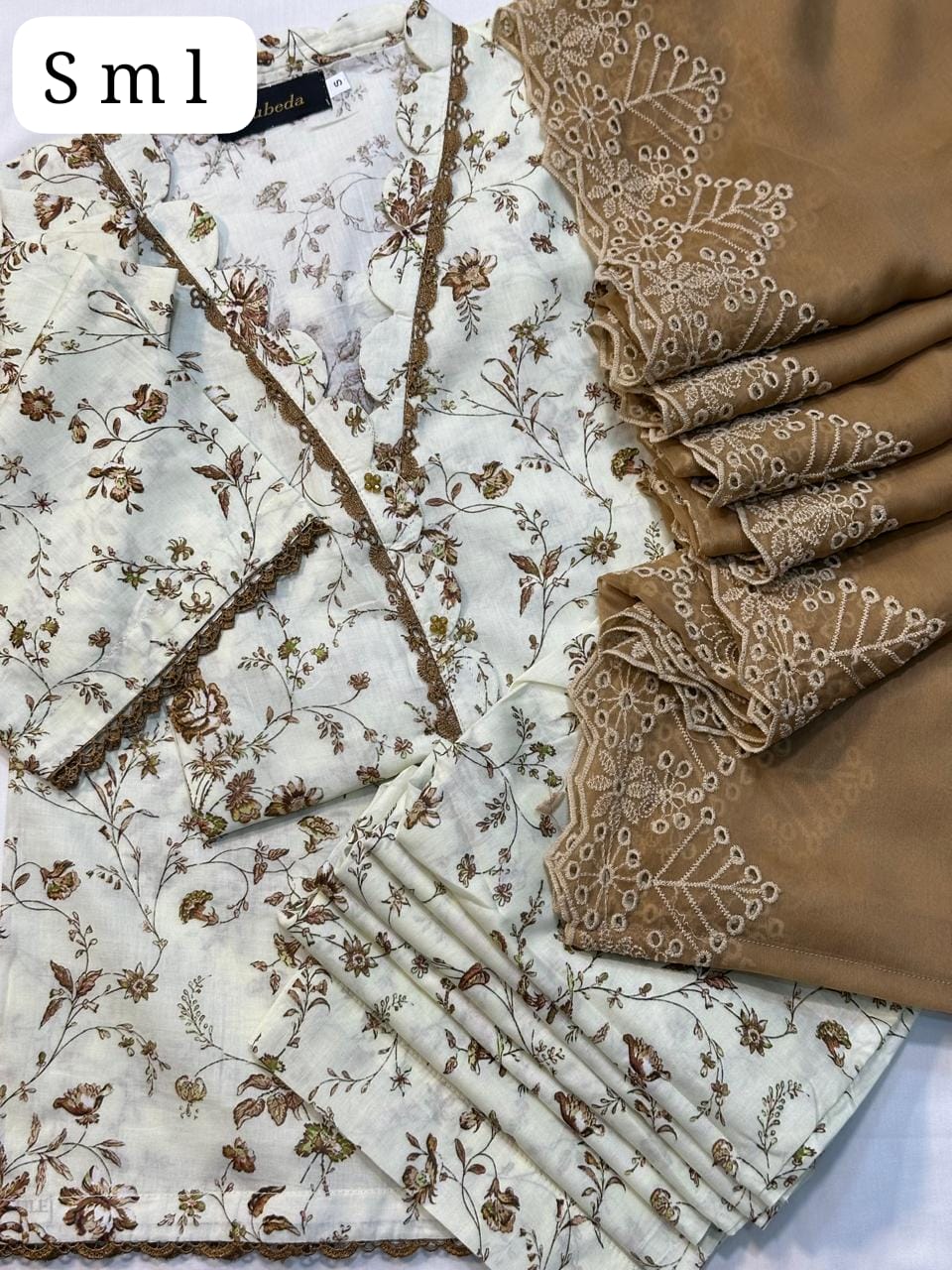 💯 Print Kari by Zubeda Stitch 3pc