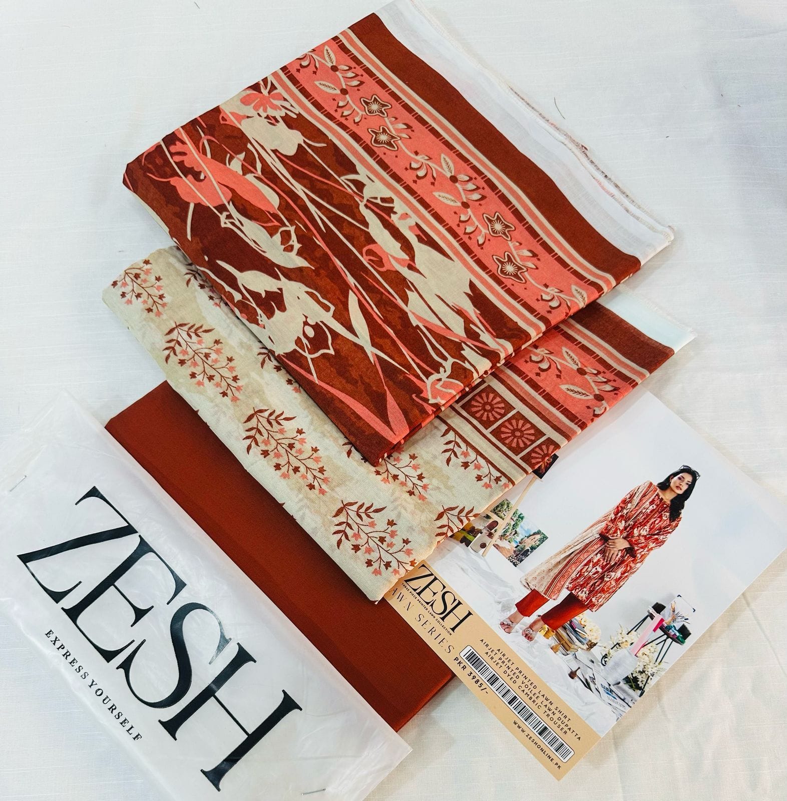 Zesh Lawn 3pc Printed