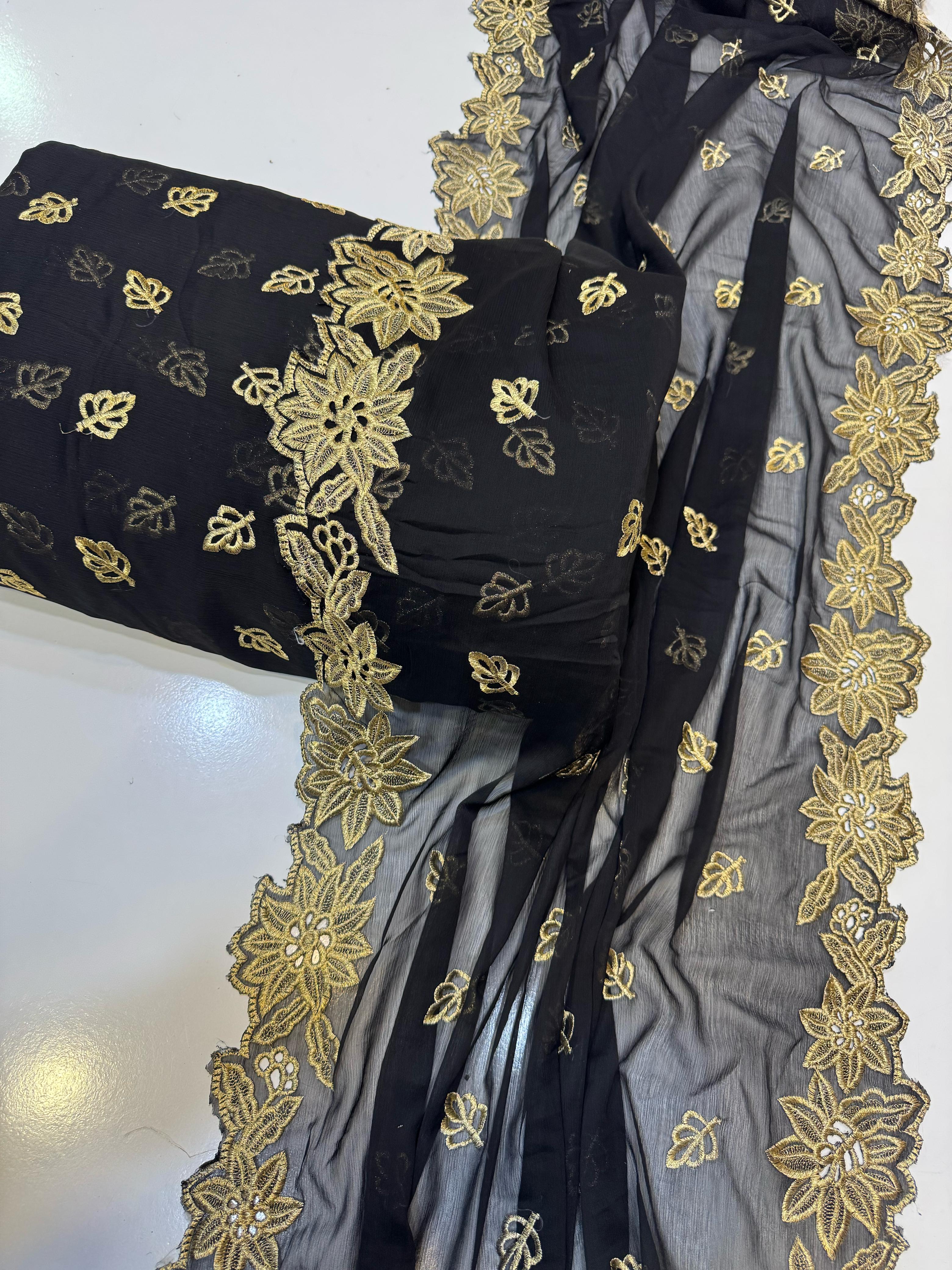 Boring Lazer Style Chiffon 3pc
